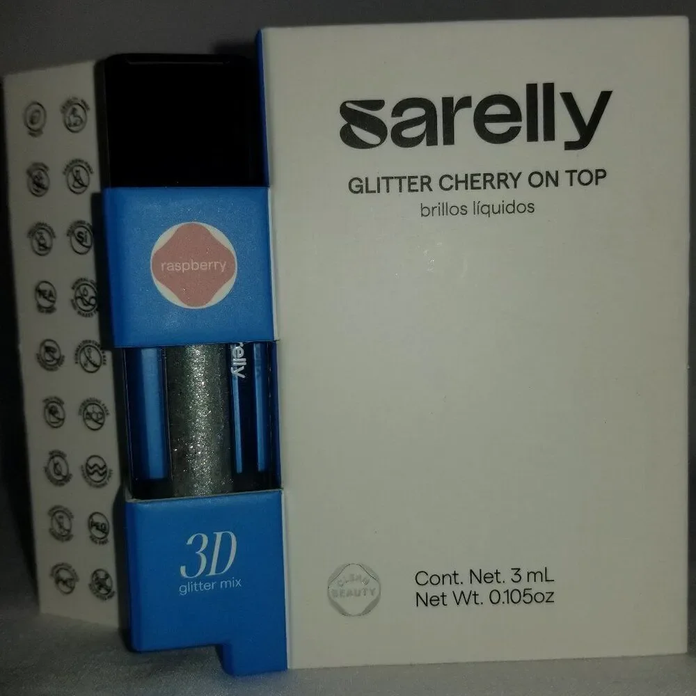 Sarelly Creativo Lab - Cherry On Top Glitter in Raspberry Ginger Sorbet